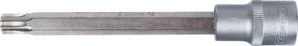 KS Tools Bit-Stecknuss für RIBE-Schrauben, M14, Länge 140 mm
