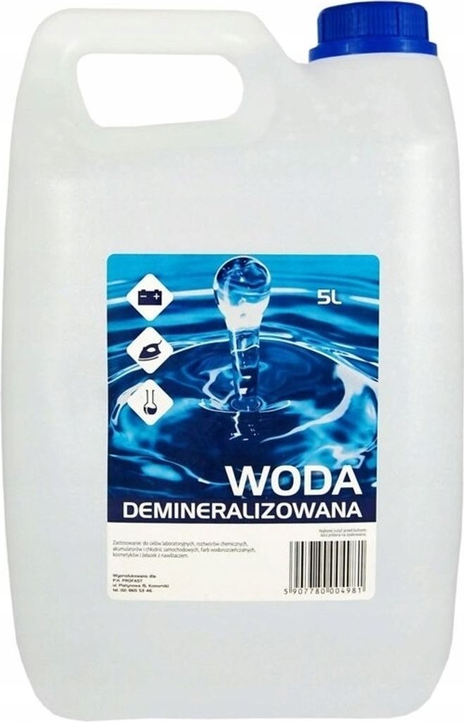 Destilovaná demineralizovaná voda 5 l Obrázek produktu 1