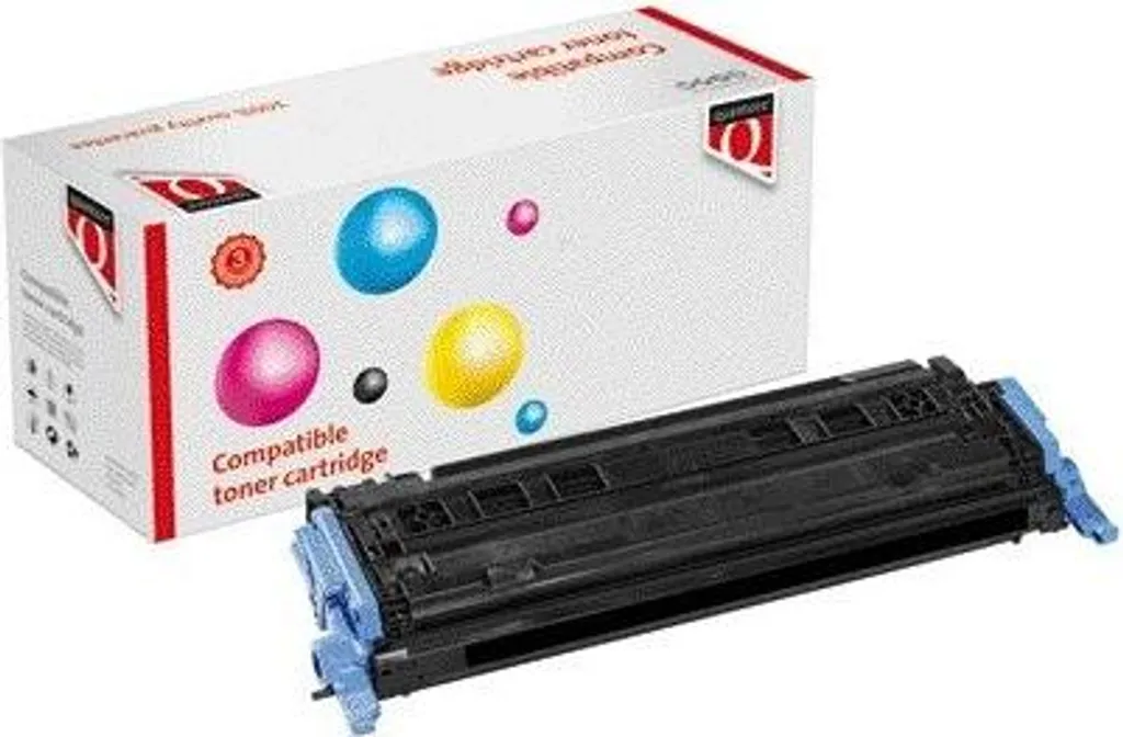 Cartouche toner Q6000A noir pour imprimante HP 2600n et CM1015 - 124A