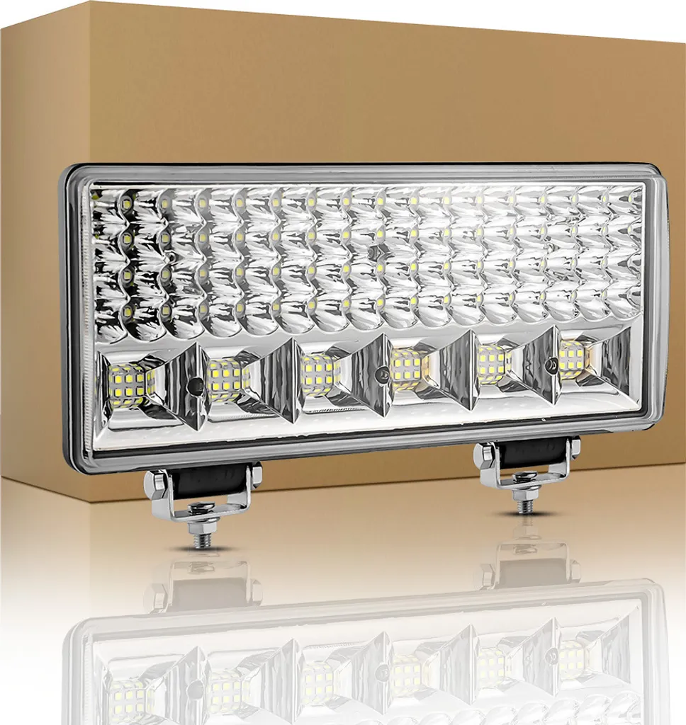 Barra LED Marina 100W 12 Pollici: Faro Profondità Bianco per Barca