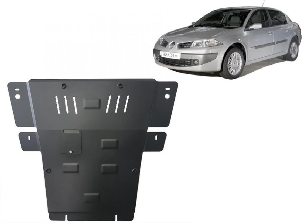 Stahl Unterfahrschutz für Motor Renault Megane 2 Produktbild 