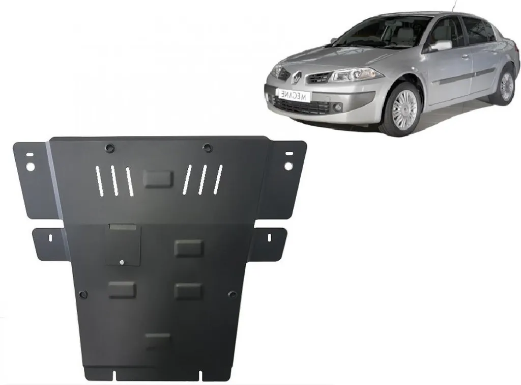 Piastra Paramotore Acciaio Renault Megane 2 - Protezione Antincastro