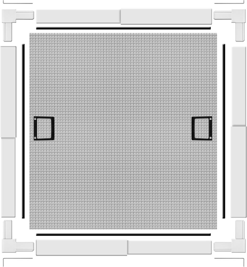 Schellenberg Fliegengitterfenster TELESCOPE, weiß, 70080 Produktbild 5