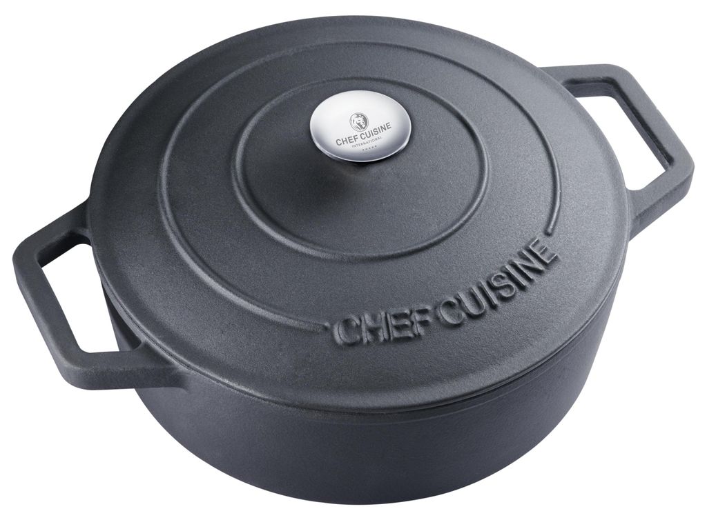 Chef Cuisine Gusseiserne Schmorpfanne Ø 28 cm