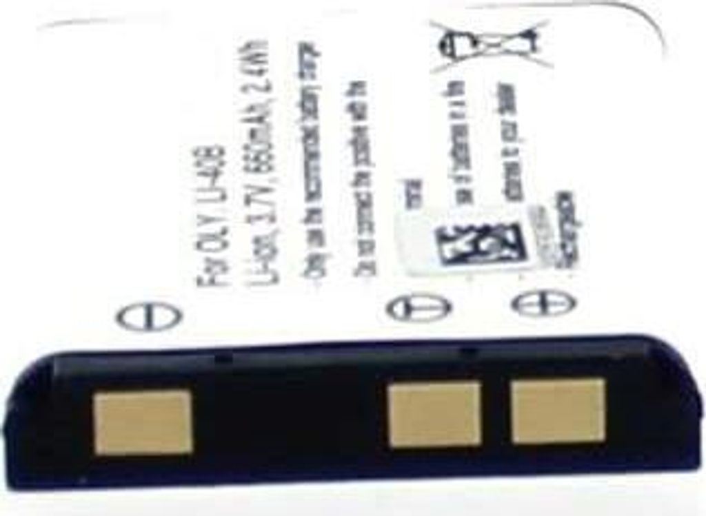 Akku für Medion MD86350 Li-Ion 3,7 Volt 650 mAh schwarz.