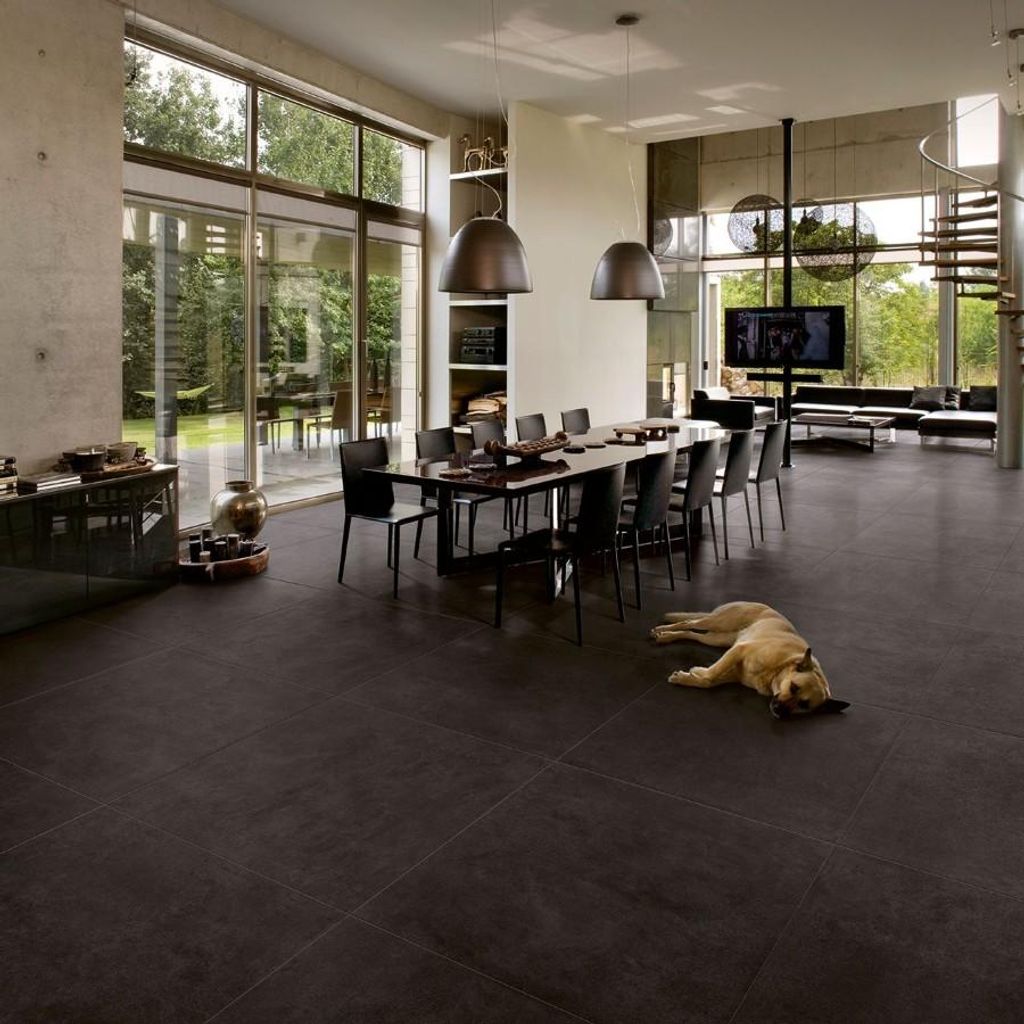 Fliesen Steinoptik Schwarz 50x100 cm CASA39 Margres Linea Time 2.0