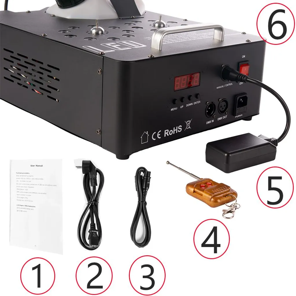 Machine à fumée DMX 2000W : finie la fumée faible dans vos soirées
