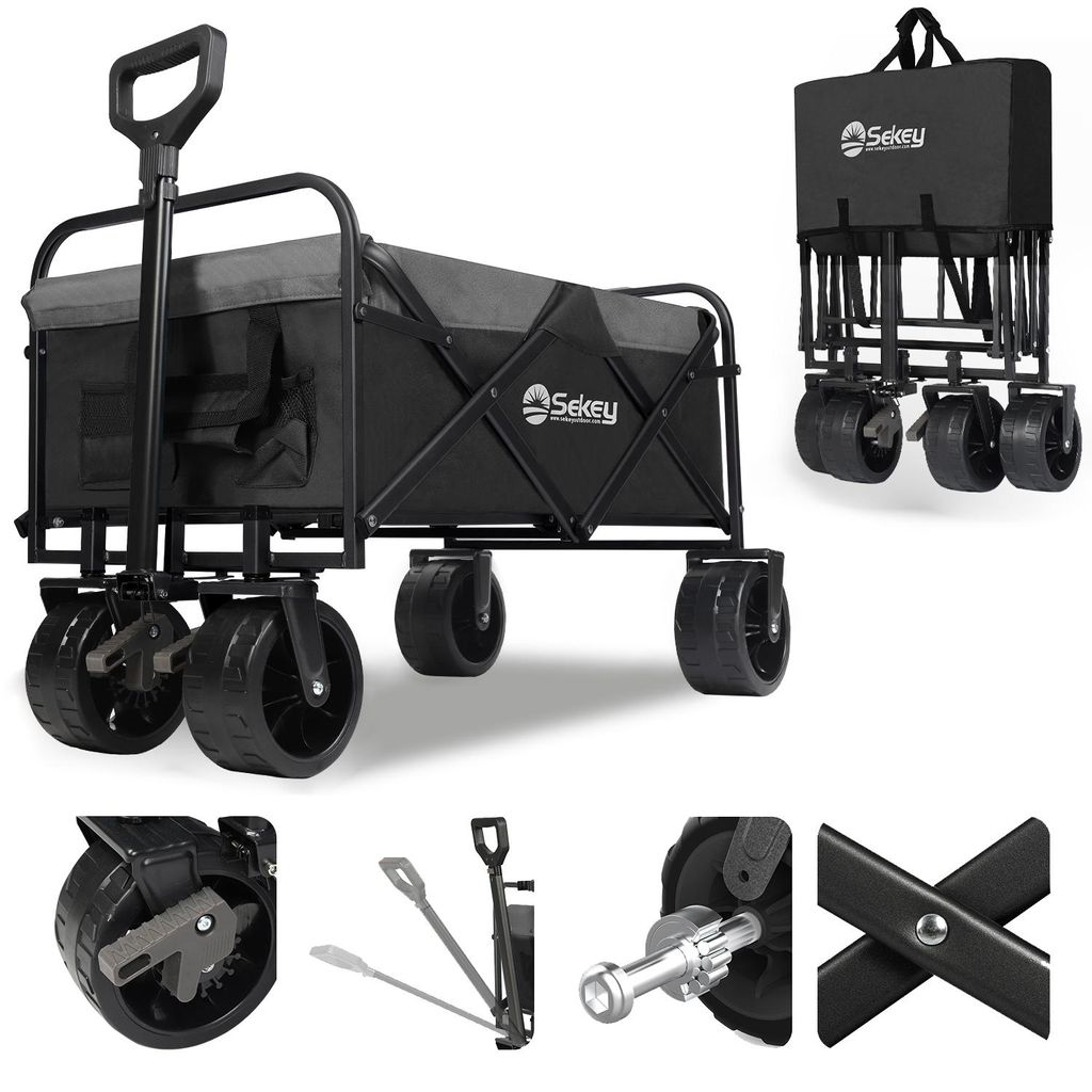 Sekey Bollerwagen 200 kg poids lourd Pliable, avec Image du produit 