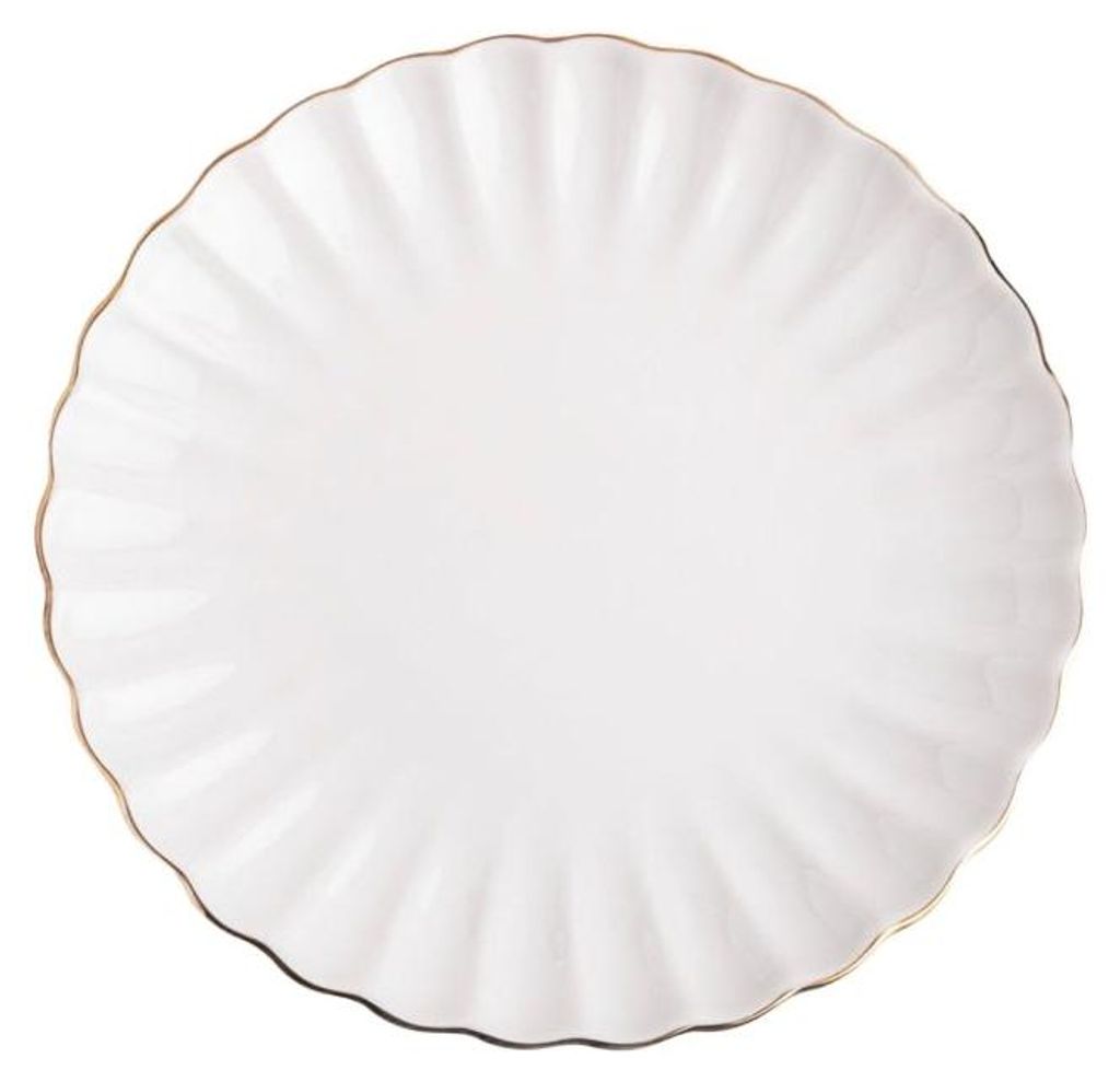 HOMLA MELIDA Dessertteller mit Goldrand 20 cm Produktbild 