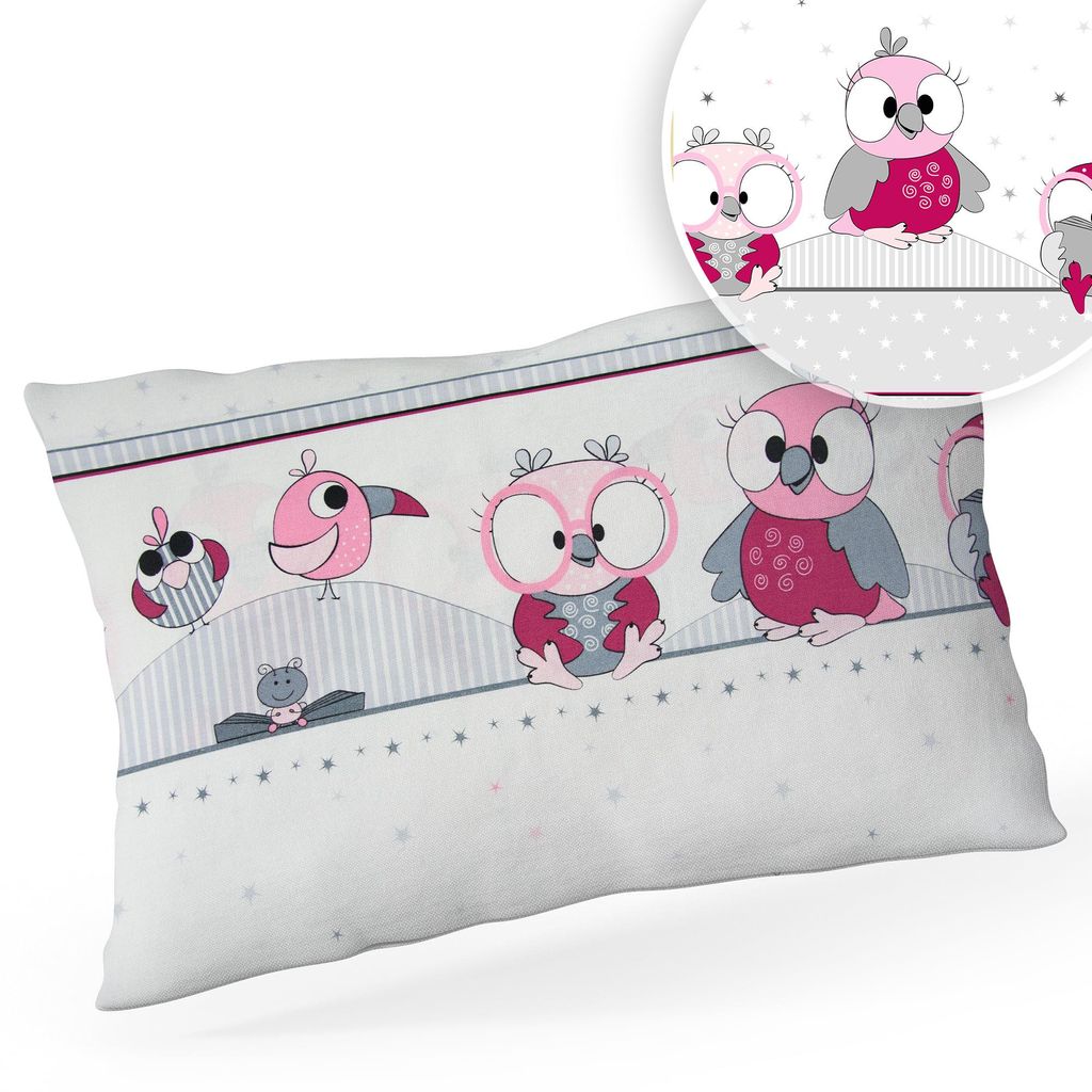 Kinder Kopfkissen 40x60 cm – Kleinkind Kissen – Antiallergisch – 100% Baumwolle
