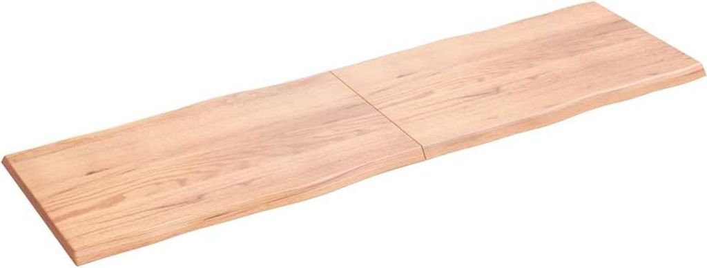 vidaXL Tischplatte 200x60x(2-4) cm Massivholz Behandelt Produktbild 