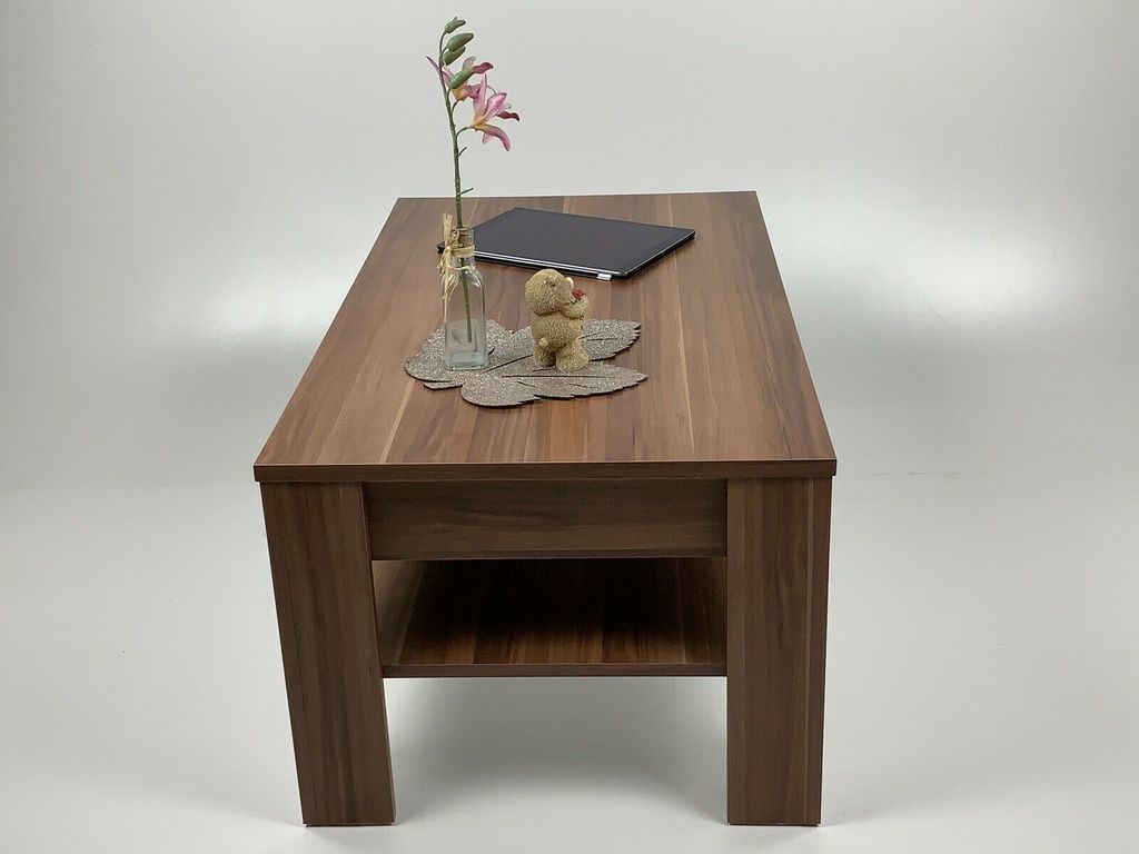 Möbel SD Couchtisch EWA mit Schubkasten Nussbaum Optik Produktbild 4