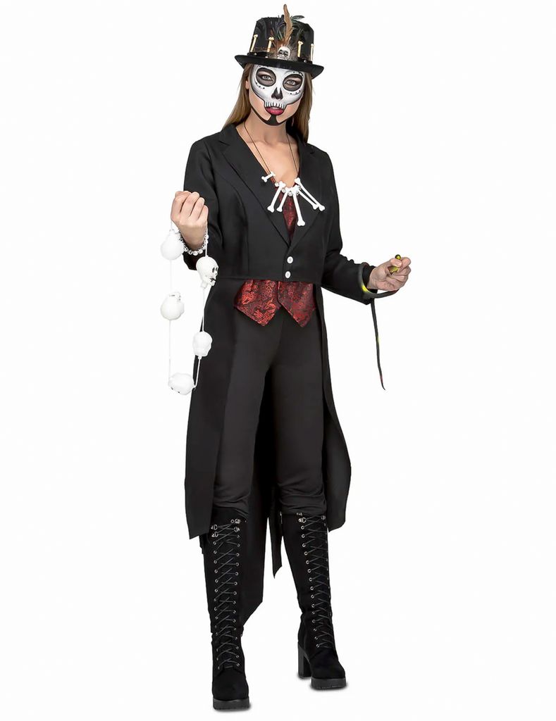 Voodoo-Hexenkostüm für Damen M / L