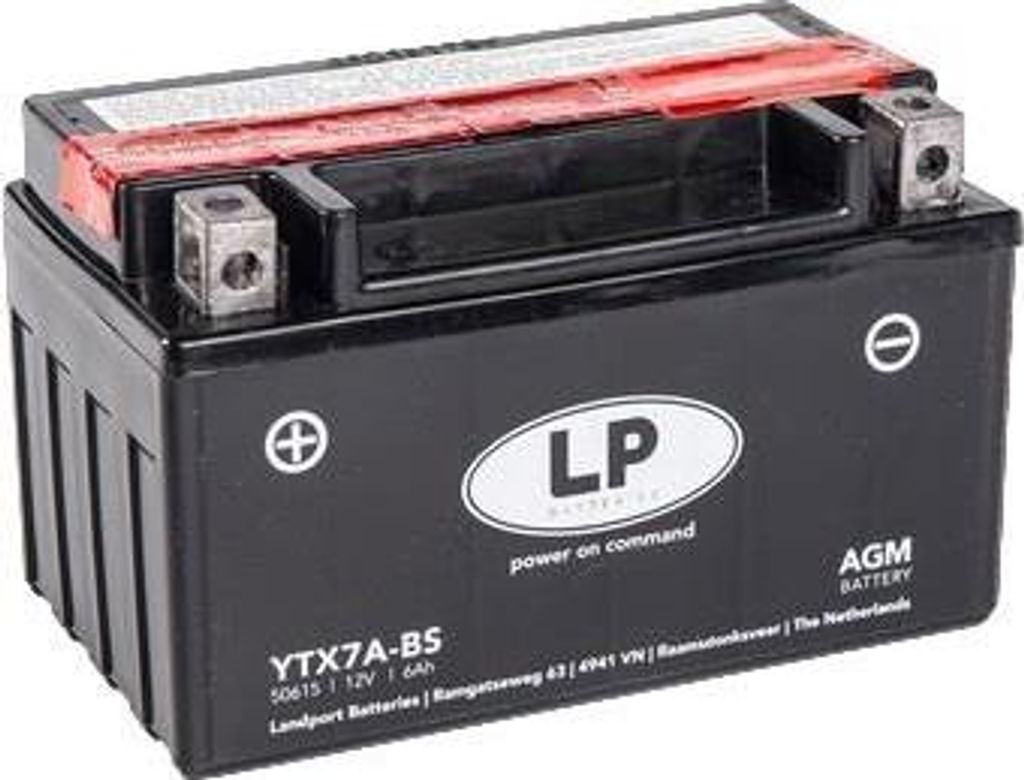 Landport Batterie LTX7A-BS YTX7A-BS AGM AO MIO CHINA SCOOTER