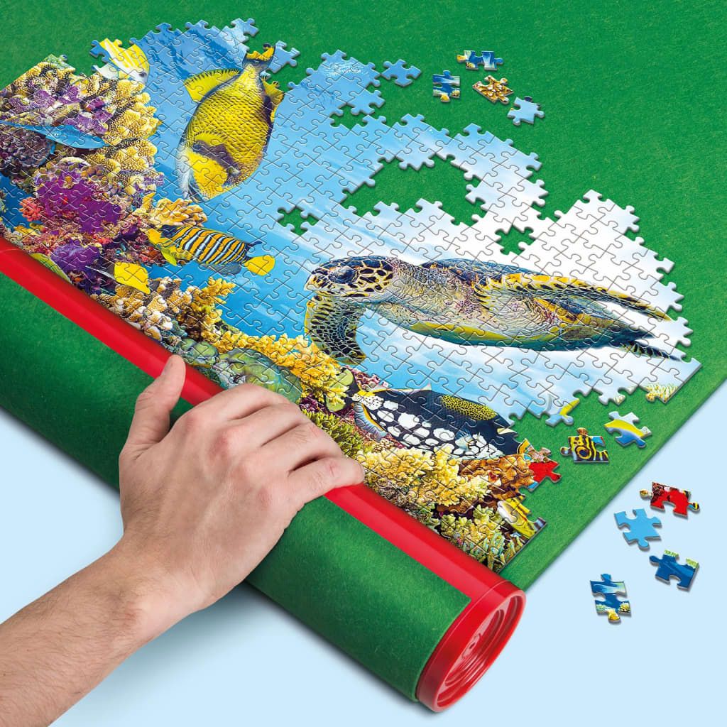 Puzzle Matte Set 2000 Teile Puzzle Aufbewahrungsrolle Kinder Spiel Filz Rolle 
