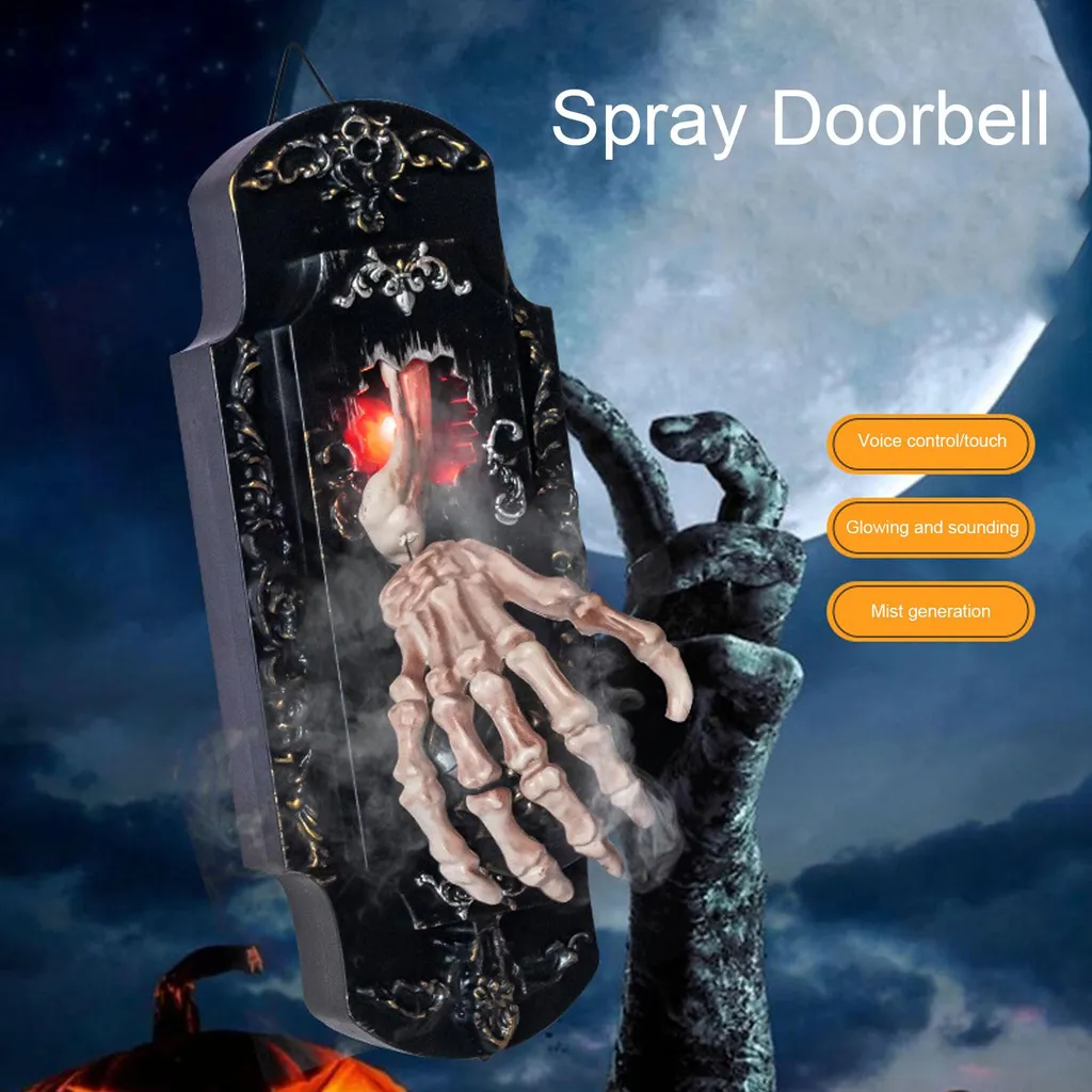 Campanello Elettrico per Case Infestate con Luci e Spray Acqua