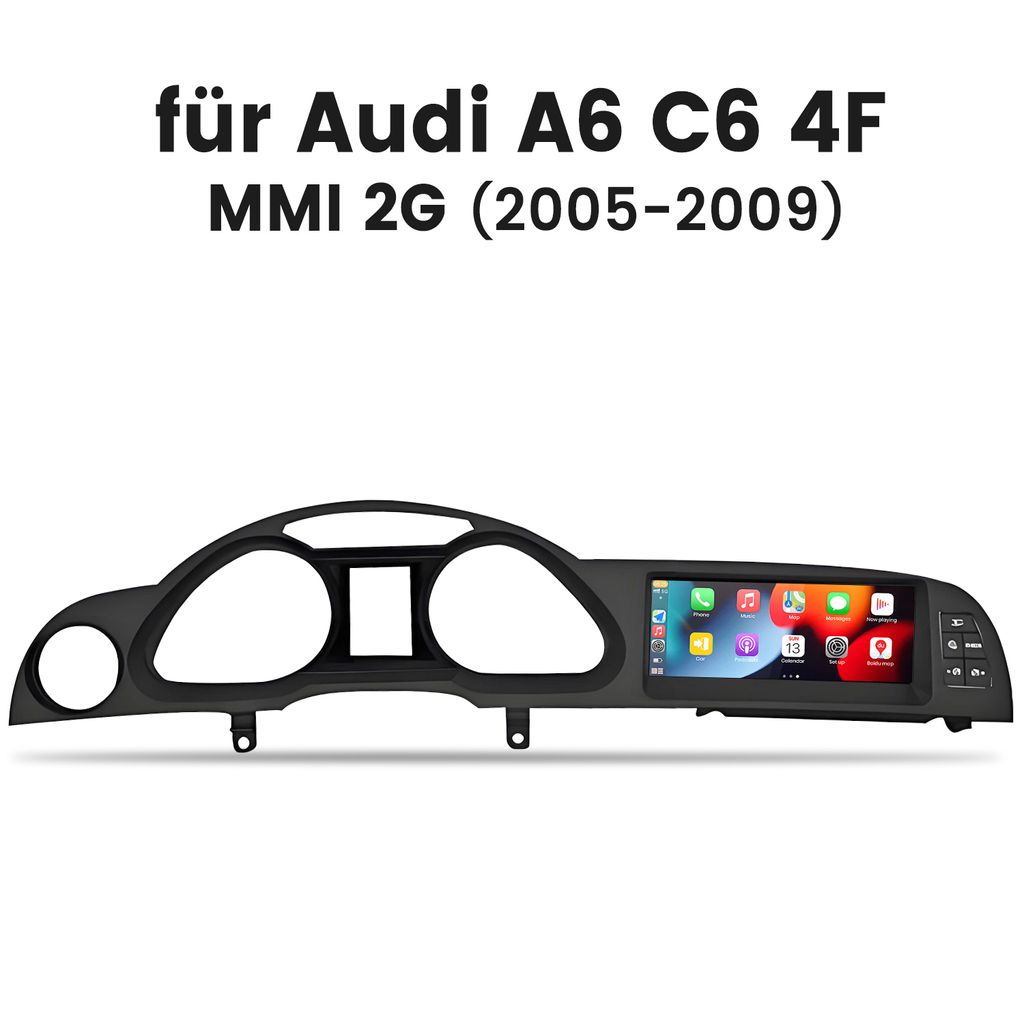 6+128G 8,8" Android 15 CarPlay dla AUDI A6 C6 MMI 2G Zdjęcie produktu 