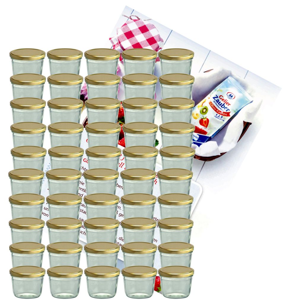 50er Set Sturzglas 230 ml Marmeladenglas Einmachglas To 82 Produktbild 
