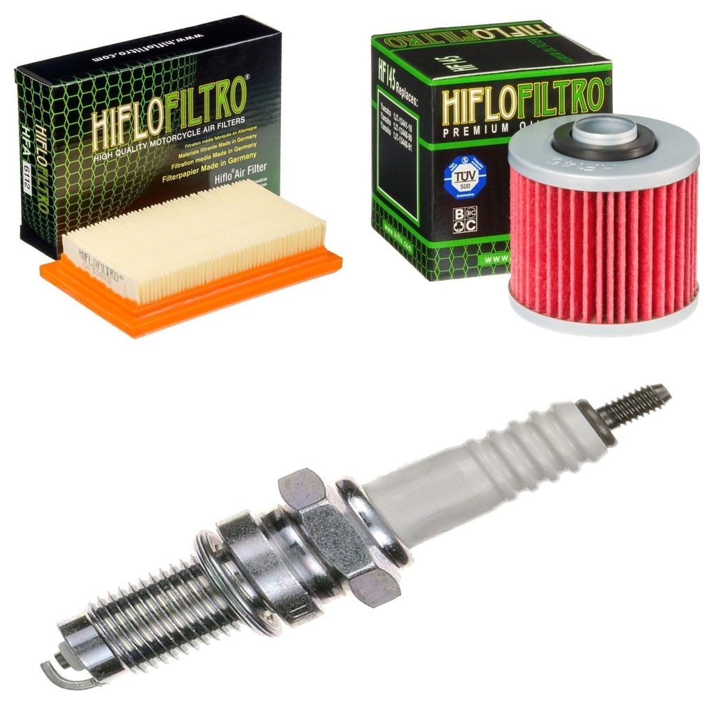 Service-Kit für Derbi 659 660 Mulhacen 2007-2010 Luftfilter Ölfilter Zündkerze von pamoto - Neu