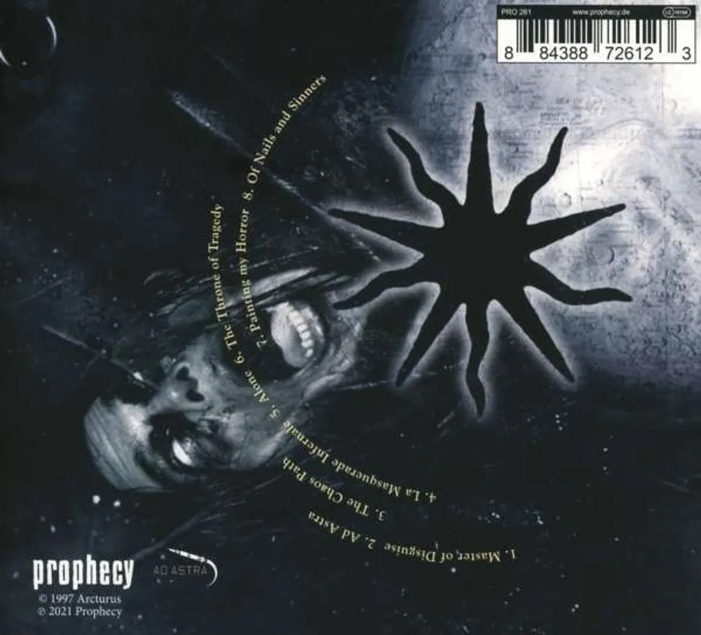 Arcturus La Masquerade Infernale édition révisée CD digipack culte - 2