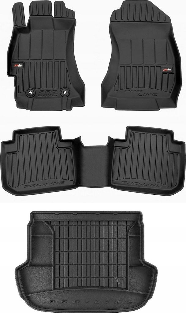 SET 3D Gummifußmatten Subaru Forester 4 2012-2018