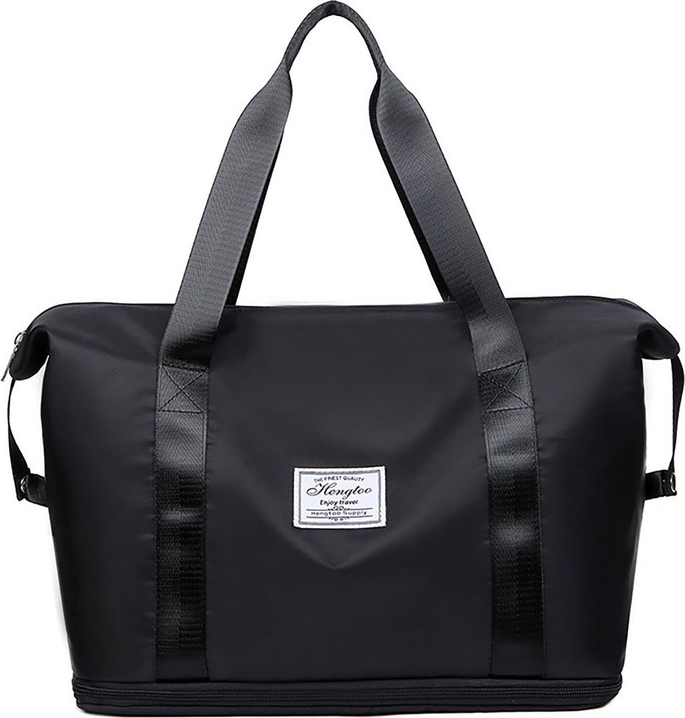 20–35 l Reisetasche für Damen, großes Fassungsvermögen, Reißverschluss, einziehbarer Boden, feste Nähte, hohe Tragfähigkeit, faltbare Reise...