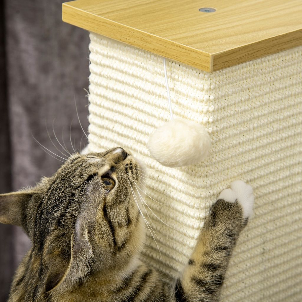 PawHut Kratzbaum, 80 cm, Kratzstamm für Katzen mit Produktbild 8