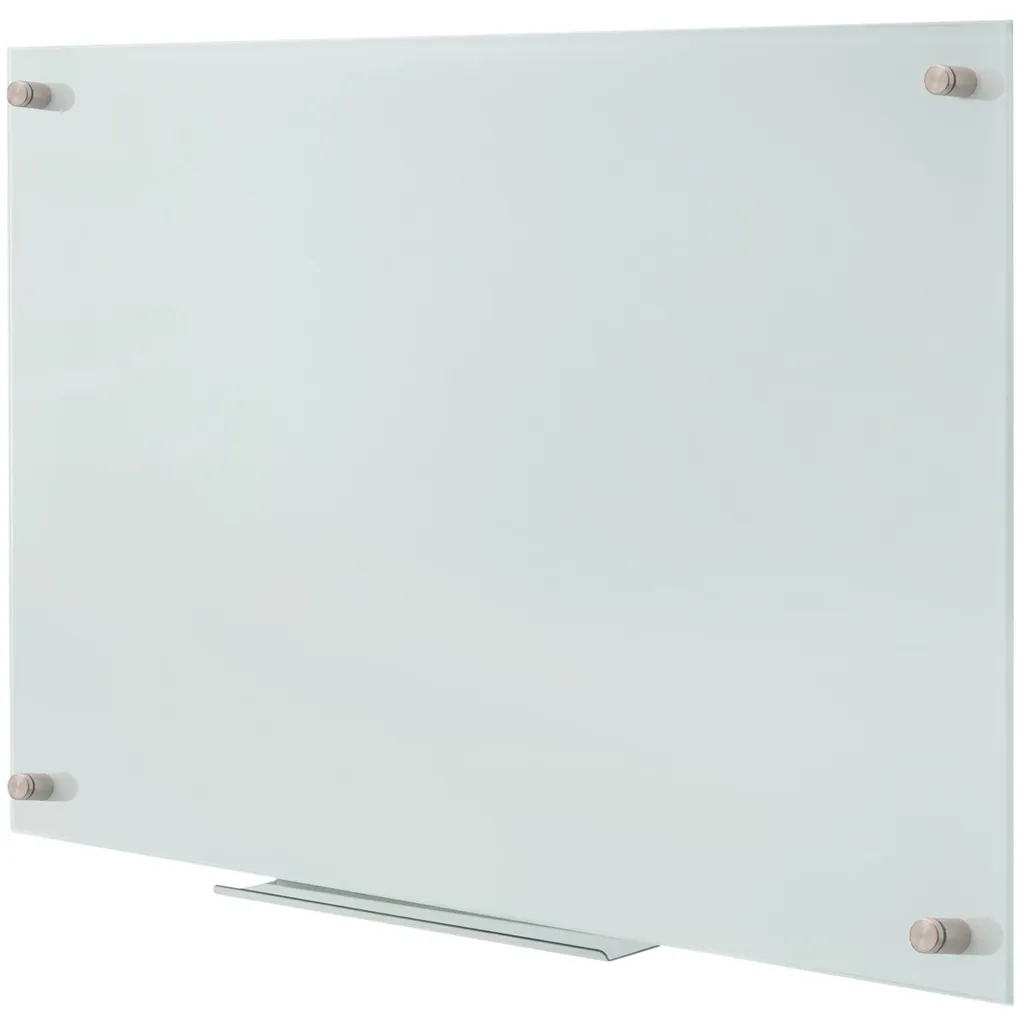 Tableau blanc mural en verre 60x45 cm - Surface magnétique de haute qualité