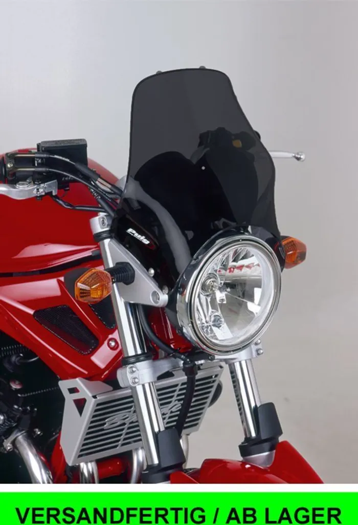 Bulle Moto Naked PUIG 4320N pour HONDA CG 125 - Noir Haute Résistance
