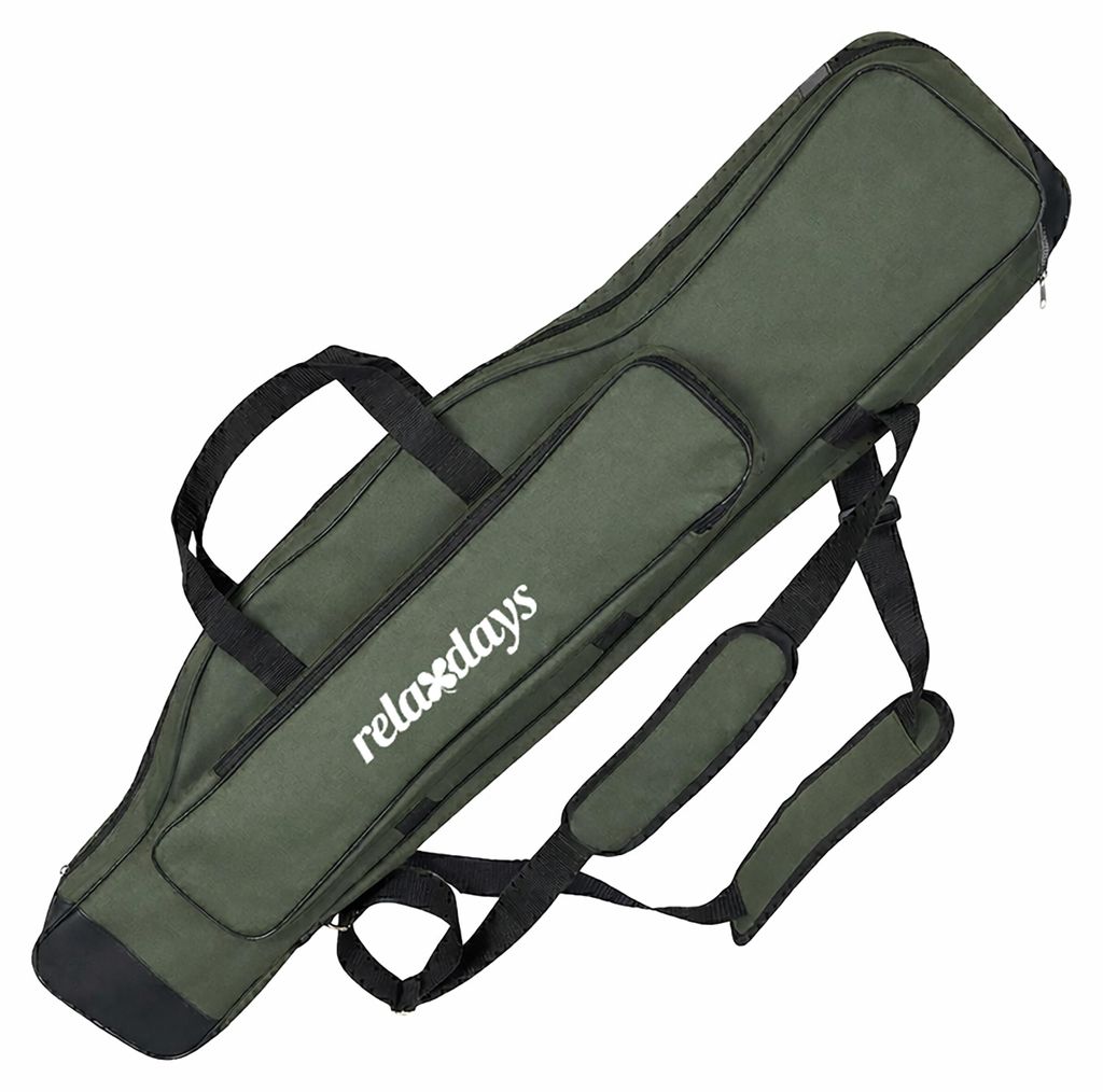 Borsa da pesca Relaxdays, borsa per canne da pesca, 100 cm, Immagine del prodotto 