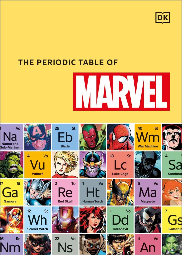 Periodic Table Of Marvel – Lingua: Inglese