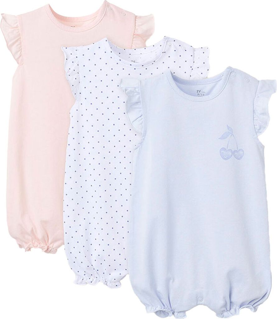 Zippy 3107108901 Playsuit Blau,Rosa 18-24 Months Mädchen Blau,Rosa 18-24 Months