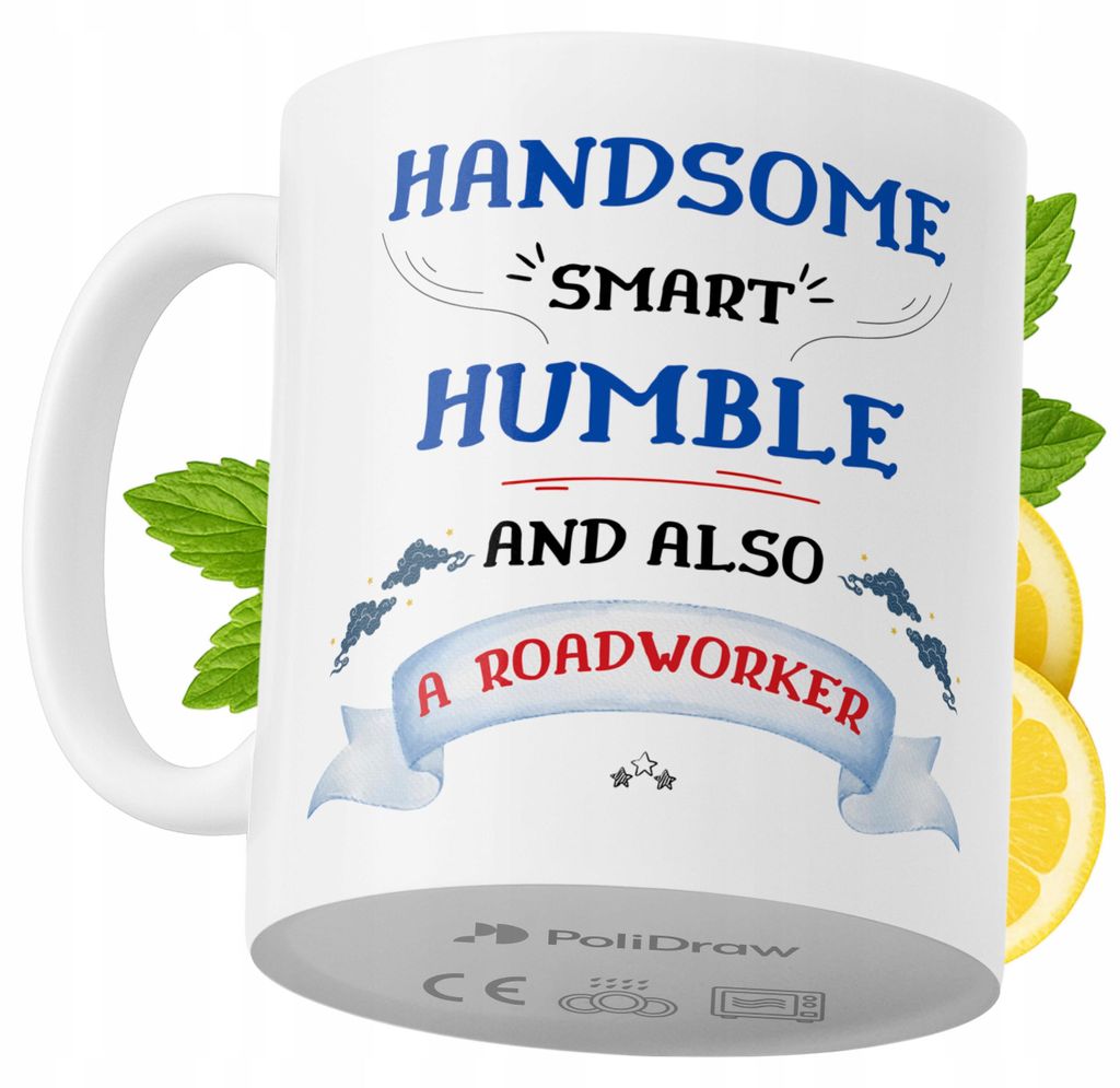 Lustige Kaffeetasse mit witzigem Textdesign für Straßenarbeiter - ideal für Geburtstage, Namenstage und Feiertage. Hochwertige Tasse für besond...