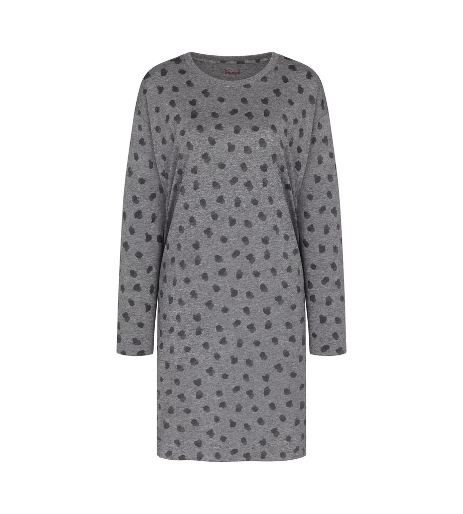 Triumph Damen Sleepshirt Endless Comfort - DARK GREY MELANGE - Größe 36