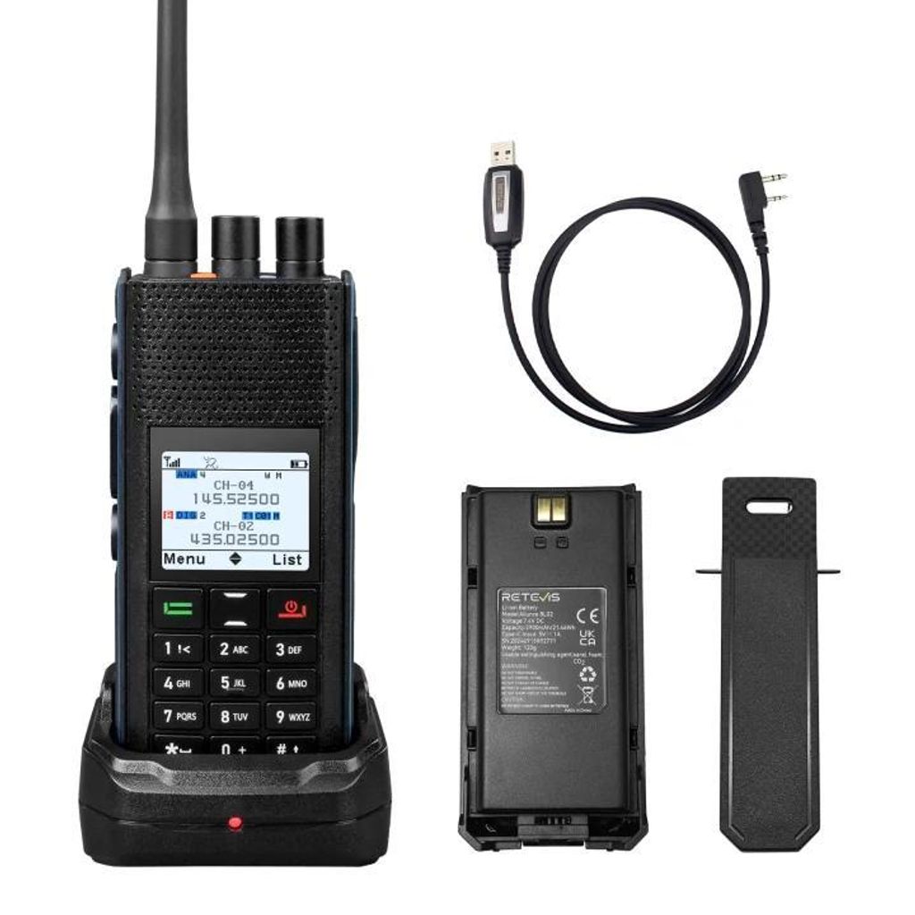 Retevis Ailunce H1 DMR amatérska vysielačka, APRS/GPS Obrázok produktu 