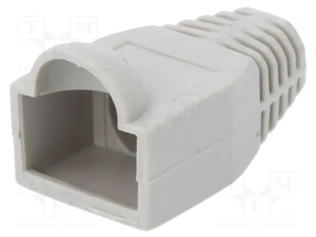 Schutz für RJ45-Stecker; 6,5mm; Farbe: grau MP0063 RJ-Steckverbinder