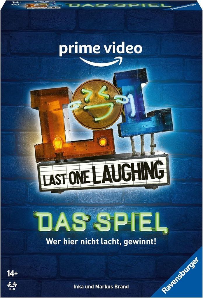 Ravensburger Spielesammlung, Last One Laughing - Das Partyspiel zur Show Spiele Silvester, Party, Mädelsabend & Männerabend, Brettspiele