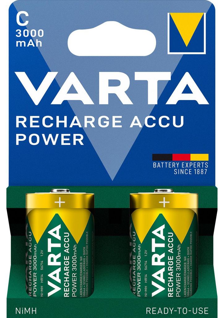 Varta 56714 101 412, Dobíjecí baterie, C, Nikl-metal Obrázek produktu 