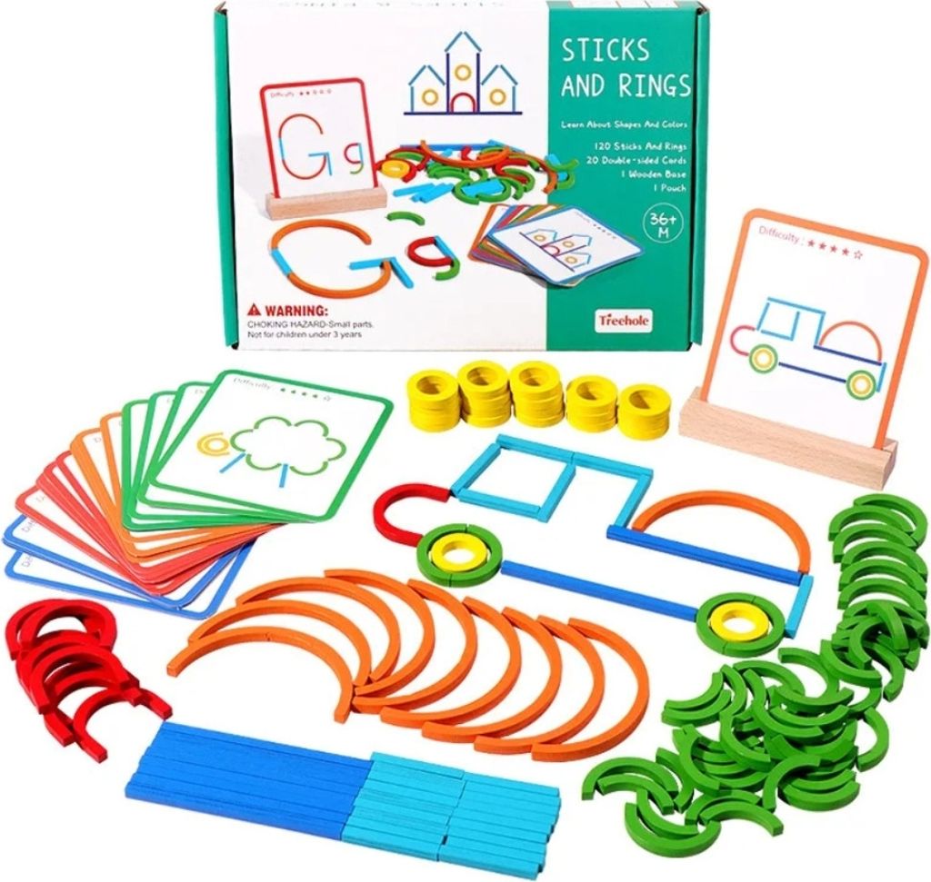 Puzzle di legno creativo, puzzle di legno per bambini, Immagine del prodotto 
