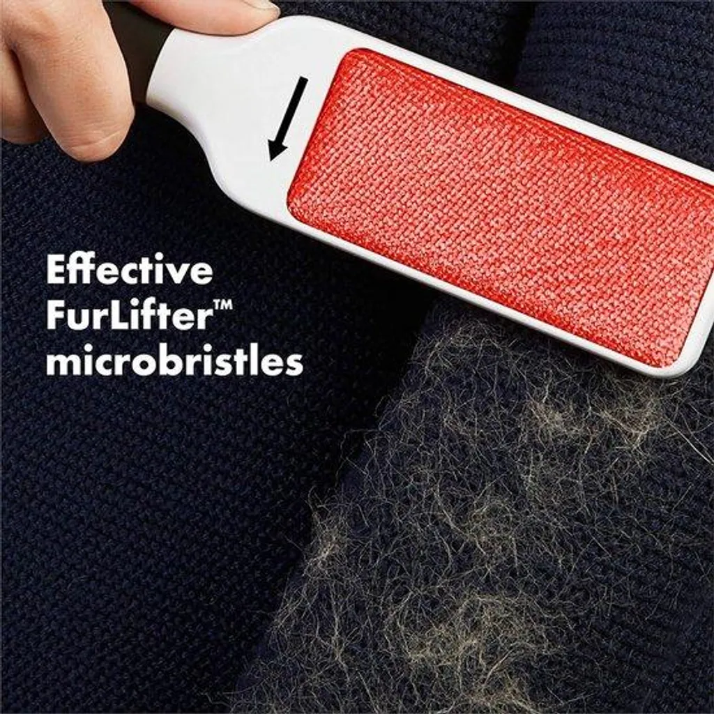 Brosse autonettoyante spécial mue - Élimine poils morts chien et chat