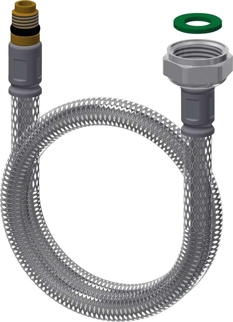 KWC AR Schlauch, F5, G3/8xM8x1, 380mm, DN6, Sieb, gerade, 2030041311