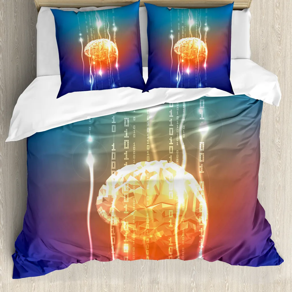 Set Copripiumino Antiacaro ABAKUHAUS Fantasia Astratta 200x200