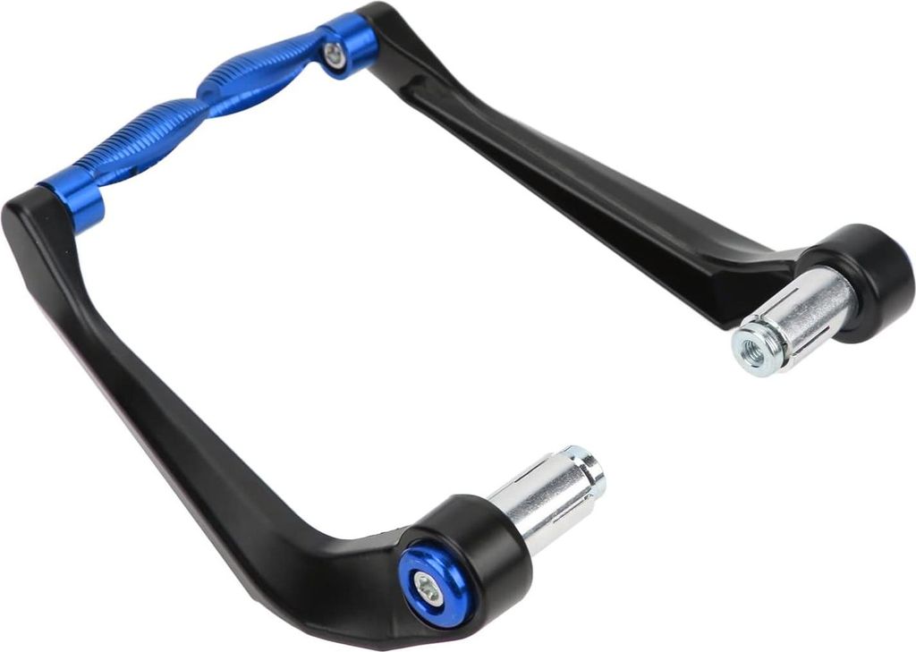 Motorradhebel Schutz - Aluminium 2-teilig Set - Brems Kupplung Lenker Schützer Für Mountainbikes (Blau)