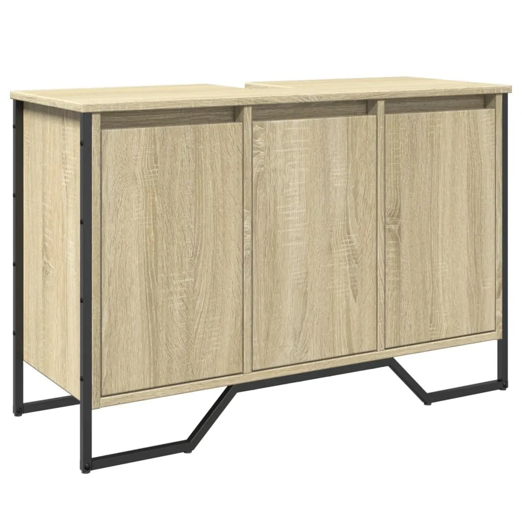 Mobile Bagno Economico Rovere Sonoma 91x35x60 cm | Offerta SYFAX™