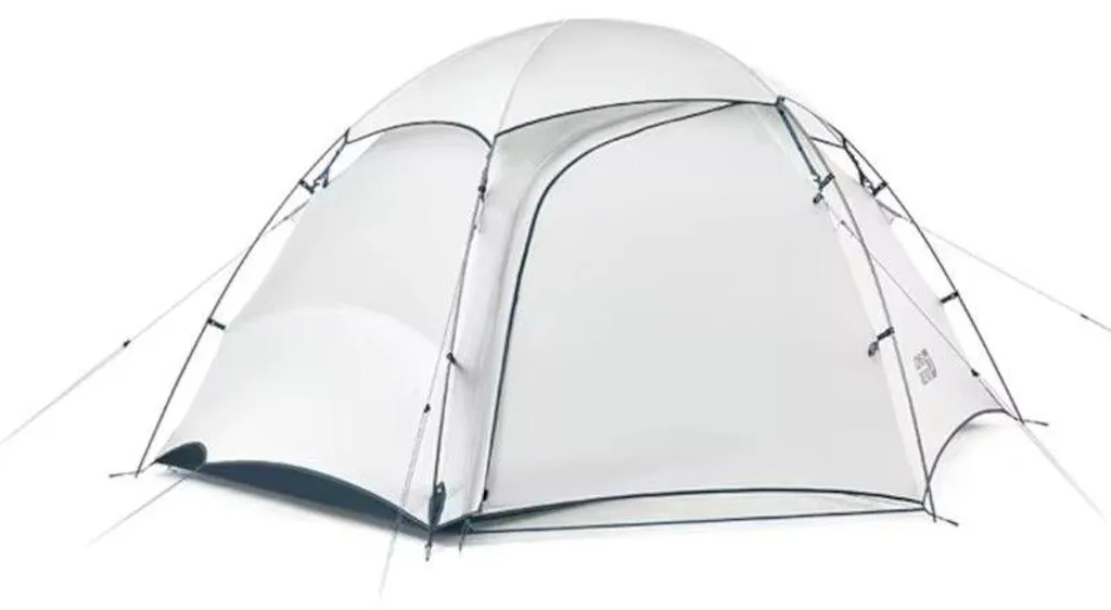 Tente légère pour trekking Naturehike 2 places bivouac montagne blanc