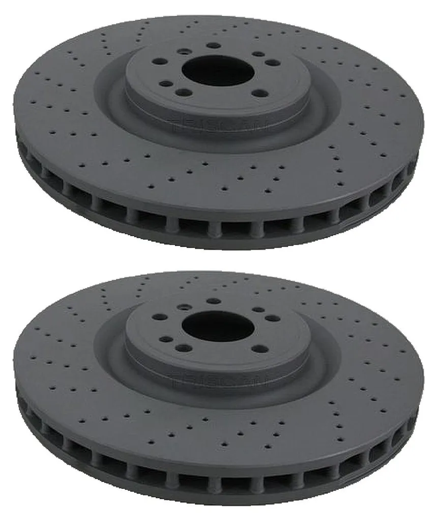 2 disques de frein TRISCAN COATED avant pour véhicules pack sport AMG