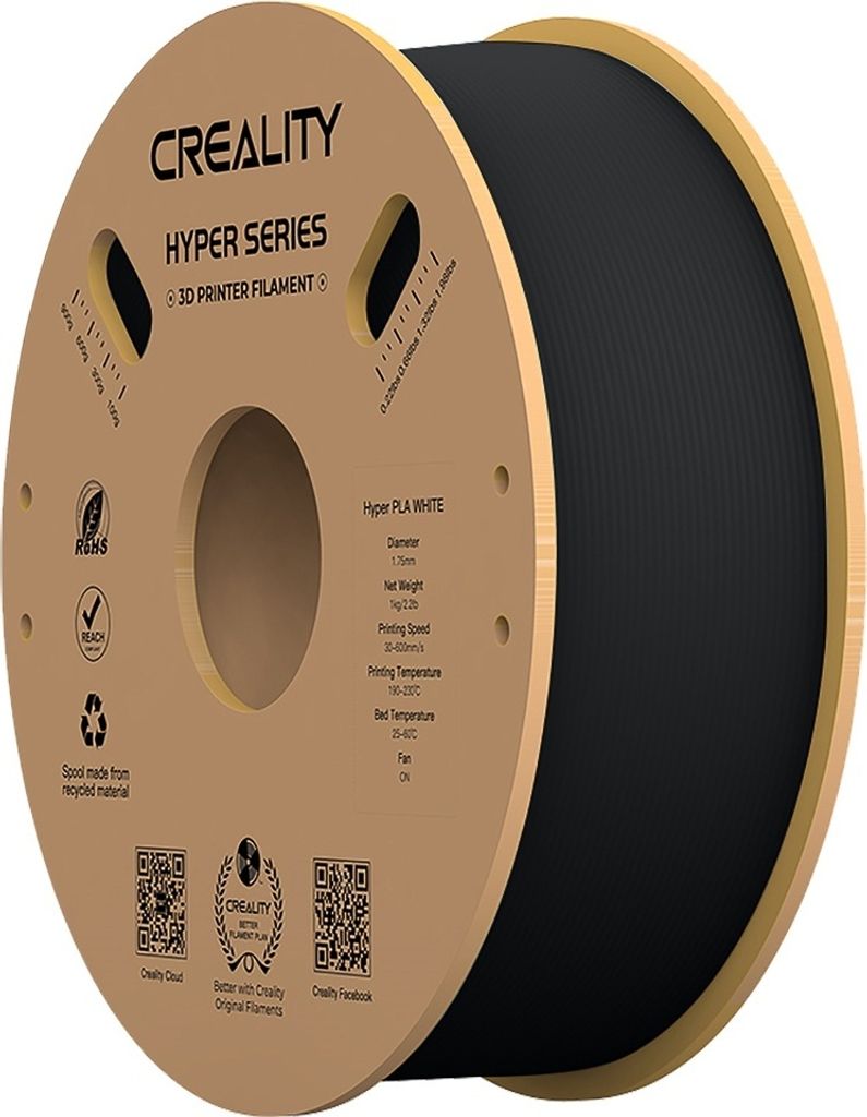 Creality Filament Creality Hyper PLA 1KG / 1.75mm, Schwarz Produktbild 1