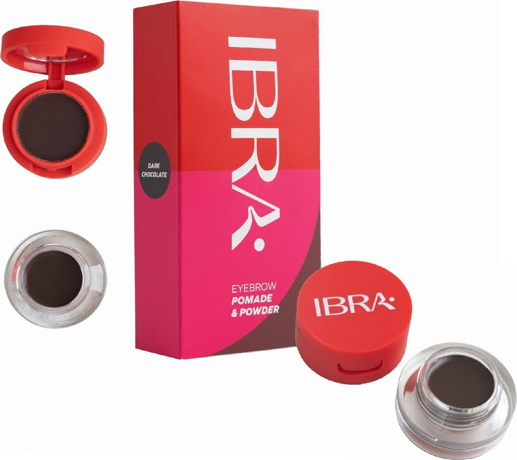 IBRA Augenbrauenpomade und -schatten Dunkelschokolade 7g