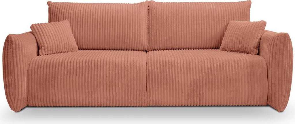 Zweisitzer-Sofa mit Stauraum, Sudbury - rosa