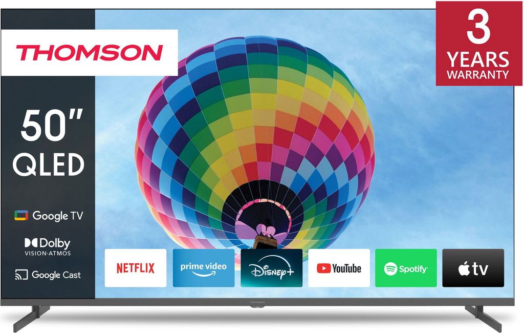 Thomson 50QG4S14, 139,7 cm (55"), 3840 x 2160 px, QLED, Obrázek produktu 